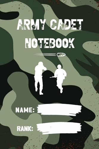 Army Cadet Camo Notebook: Tactical Green Log Book for Record Keeping, Field Training, Survival Training Notes, Field Operations, and Youth Military Log Book
