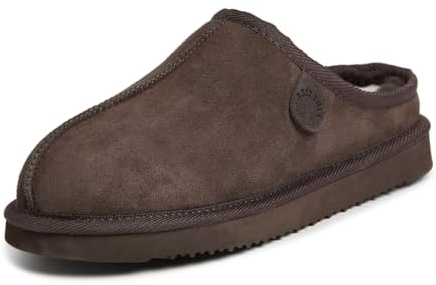 Fireside by Dearfoams Men's Grafton Genuine Shearling Water Resistant Indoor/Outdoor Clog