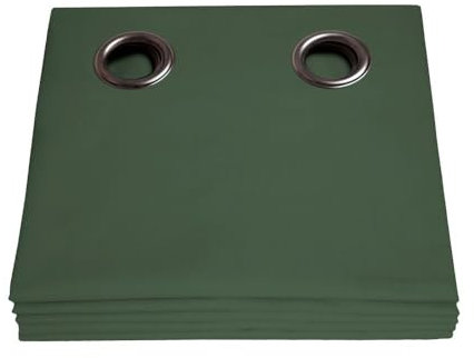 Moondream LumenControl™ Verdunkelungsvorhang | Licht+Sonnenschutz | 100% Lichtschutz | EU Herstellung | Ösen | Grün MC228 | 135B x 260H cm