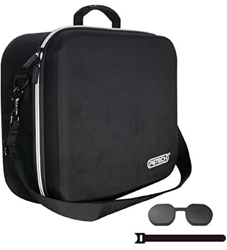 LiLiLiTok VR2 Carrying Case Compatible with PS VR2 All-in-One VR Accessories, Eva Hard Shell Case Storage Bag Carry Bag for VR Virtual Reality Headphones and Handle (40.5 x 33 x 16 cm), black