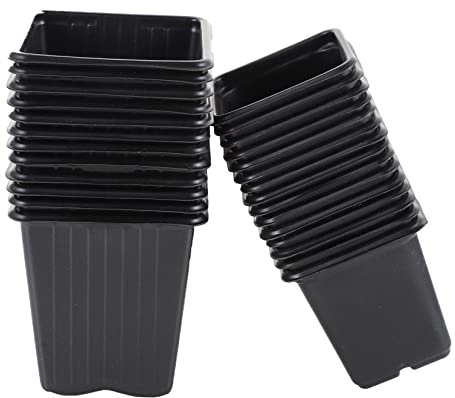 NULYLU Macetas De Siembra y Trasplante 27 Vasos Ligeros y Resistentes para Cultivo De Plantas