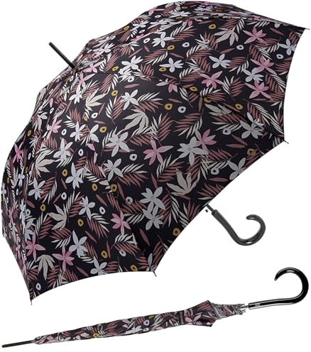 pierre cardin Parapluie automatique tropical, noir, 105 cm