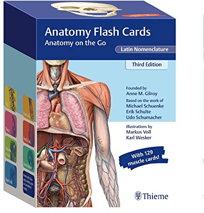 Anatomy Flash Cards, Latin Nomenclature: Anatomy on the Go