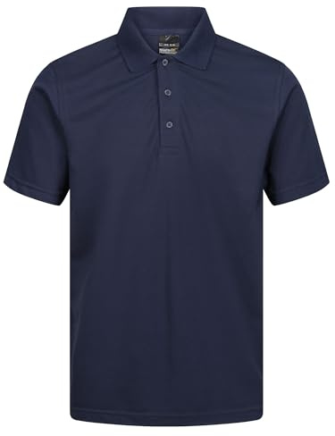 Regatta Professional Mens Pro 65/35 Short Sleeve Polo t Shirt Base Layer Navy