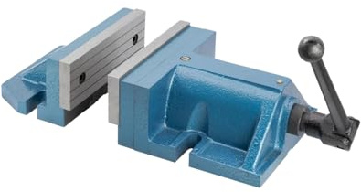 Milling Machine Vise 6 (150mm) Limitless 2-Piece | Precision Engineer’s Vice for Extra-Long Workpieces | Cast Iron Body, Hardened & Ground Jaws, 11/16 Key Slot