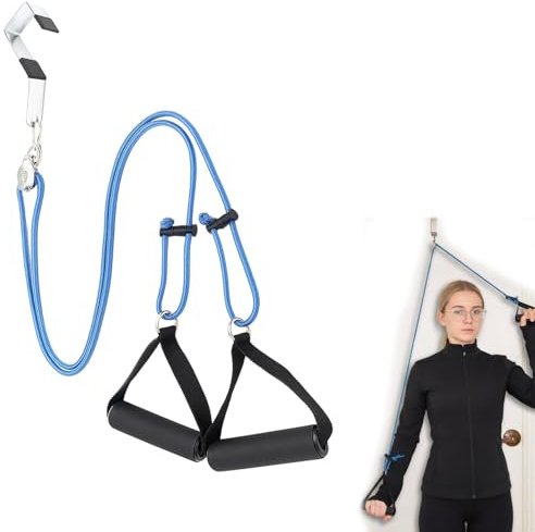Shoulder Pulley, Overhead Shoulder Pulley, Over The Door Exercise Pulley Device for Rotator Cuff Recovery & Frozen Shoulder Arm Rehabilitation, Shoulder Exercise Pulleys for Arm Rehabilitation
