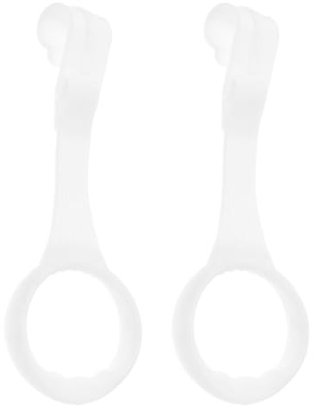 NULYLU Anelli da Tirare per Ragazzo Ragazza Design Attraente 2 Pezzi Accessori Leggeri in Pp per Lettino e Box per Uso in Viaggio e Gioco