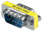 Tecnostore® CONNETTORE Sub-D 9 Pin Maschio Femmina Gender Changer seriale M F Adattatore VGA