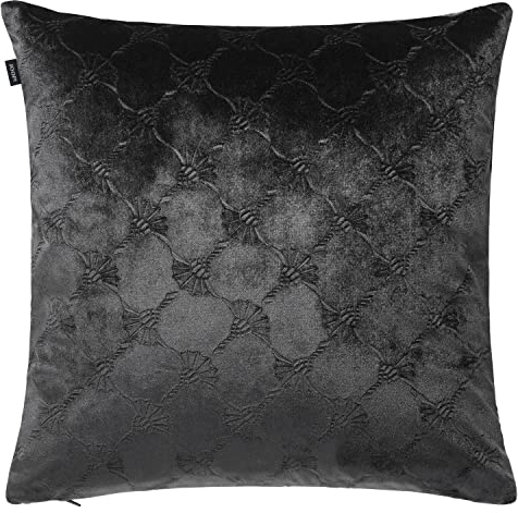 Joop! Kissenhüllen Velvety anthrazit - 012 45x45 cm