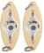 Pwshymi 2Pcs Angeln LED Köder Licht Augenform Bunte Blinklicht Köder Deep Drop Unterwasser Köder Lampe für das Angeln Im Freien
