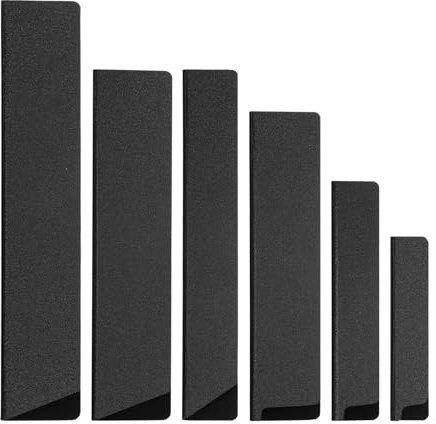 QUARKZMAN 6pz Custodia per Lametta di Coltelli in ABS, Protezione per Lametta Fodera in Velluto Custodia Universale per Coltelli da Cucina Domestici