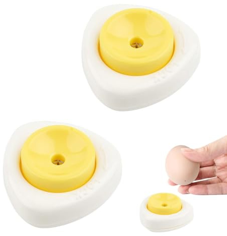 ZOKJSW 2 pcs Eierstecher Eipicker Eierstecher Eierpiekser Mit Schloss Halbautomatische Küche Dining Bar Kochen Werkzeuge Chick Egg Hole Puncher Aus ABS Edelstahl Mit Kunststoff