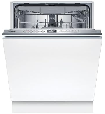 Bosch SMV4EMX24E Serie 4, Lavastoviglie Smart da incasso a scomparsa totale, 10 coperti, Cestelli personalizzabili, Motore EcoSilence Drive, 60 cm.