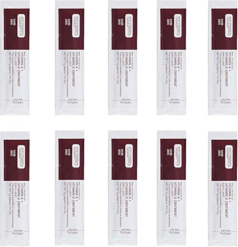 ISLEN Tattoo Aftercare Ointment – 10pcs A&D Vitamin Microblading Aftercare Gel, Anti-Inflammatory Scar Repair Cream for Tattoo & Permanent Makeup Healing