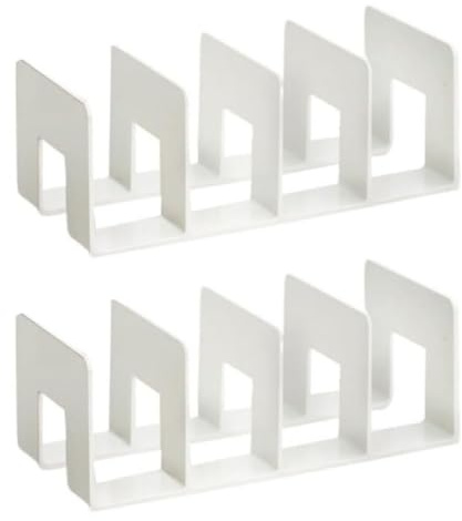Juego de organizadores acrílicos – 2 artículos, organizador de archivos acrílico multiusos 2026, soporte para revistas, separadores de estantes y organizador de bolsos para el hogar, oficina, armario