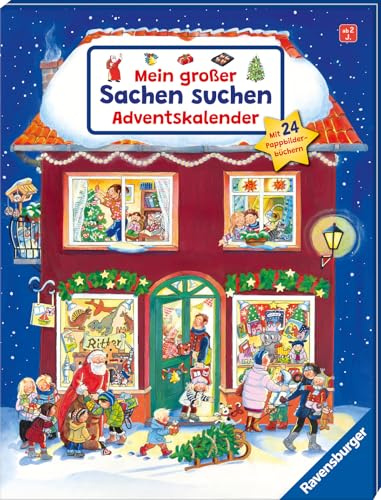 Mein großer Sachen suchen Adventskalender: Mit 24 Pappbilderbüchern