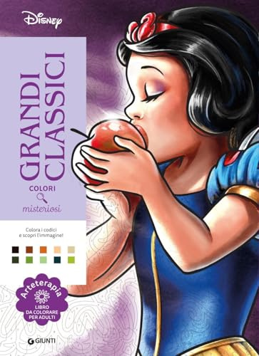 Grandi classici. Disney. Colori misteriosi. Arteterapia. Libro da colorare per adulti. Ediz. a colori