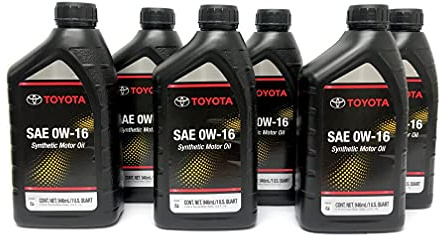 Genuine Genuine Toyota 0W16 Synthetic Oil 1qt 00279-16QTE