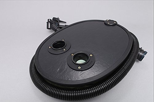 Borika Schlauchboot Fusspumpe Groß (6 Liter) Bootspumpe Blasebalg mit Adapter (Nexus)