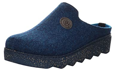 Rohde Damen, Frauen, Hausschuhe,Wechselfußbett,verbandschuhe,therapieschuhe,Klett-Hausschuhe,Kobalt,38 EU / 5 UK