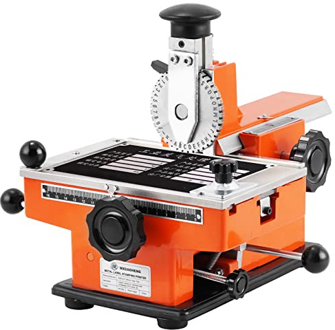 Manual Nameplate Metal Label Stamping Printer Machine Marking Machine for Metal (No.6 Codeword Plate)
