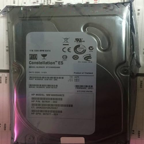MIDTY HDD For 1TB 3.5 SATA 6 Gb/s 32MB 7200RPM For Internal HDD For Surveillance HDD For ST1000524NS