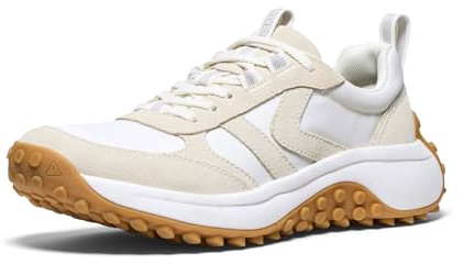 KEEN Ks86 bekväma hållbara retro stil sneakers, björk/stjärna vit, 36 EU, Björk stjärna vit, 36 EU
