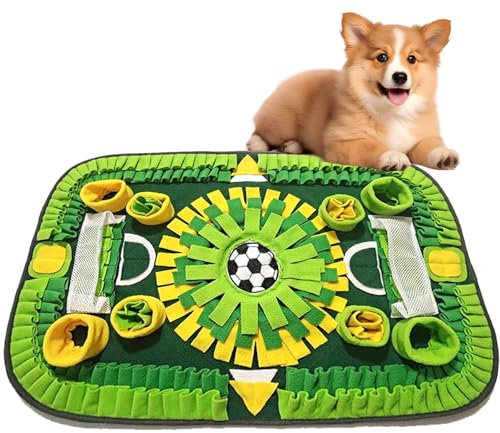 JGCJGG Schnüffelmatte für Hunde, Intelligenz Hundespielzeug Trainieren Schnüffelteppich Hundefuttermatte Waschbar Hund Trainingsmatte Schnüffelspielzeug für Riechtraining