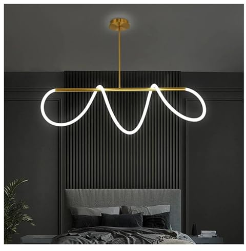 Genérico Lámpara Colgante, Lámparas Colgantes LED, iluminación de araña, luminaria de suspensión Lustre, lámparas for vestíbulo(110cm)