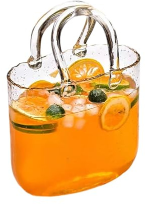 Generico Borsa in per bevande | Vaso portamonete in | Borse Bicchieri | Vaso borsetta in vetros riutilizzabile | Portamonete Borsa in vetros cocktail a forma | Bicchieri acquario