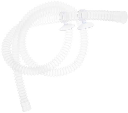 DOITOOL Tubo Flexible del Humidificador Terrario para Reptiles y Recipientes de Vidrio, con Ventosa Estable, Manguera Extensible de Plástico Reutilizable