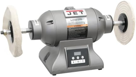JET 8-Inch Industrial Bench Buffer, Variable Speed, 1 HP, 115/230V 1Ph (IBG-8VSB)