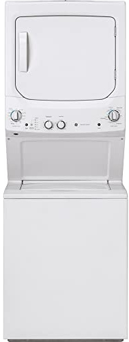 GE 27 Unitized Washer-Elec Dryer White