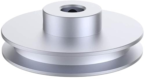 CHANCS Außendurchmesser 40 mm Einzelnut Riemenscheibe 8 mm feste Bohrung Riemenscheibe für Bohrmaschinen 6mm PU-Rundriemen