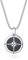 GAVU Männer Geschenk Edelstahl Halskette mit Kompass Charm für Herren 55cm