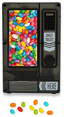 YOBRO Distributore di caramelle, simpatico distributore automatico per scrivania, macchina manuale per caramelle, mini caramelle, regalo di compleanno e Natale per ragazze, regalo per amici, fidanzate