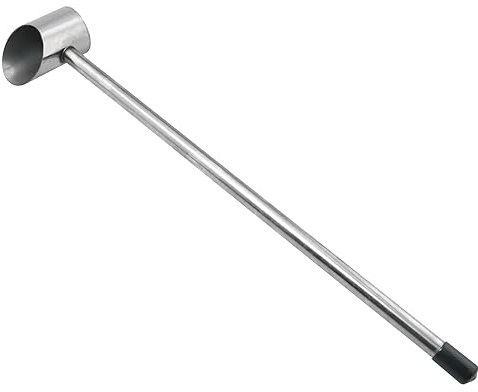 JJHXSM Large Caliber Models of Silver Stainless Steel Sugar Spoon for Cotton Candy Long Handle Sugar Spoon Cotton Candy Machine Spare Parts