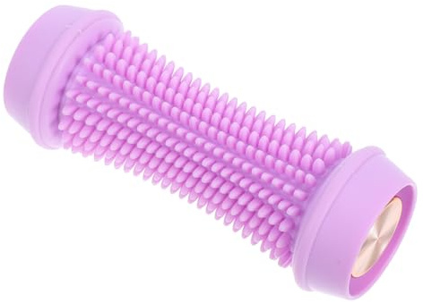 OUNONA Rouleau De Massage Des Pieds Violet En Silicone Masseur Musculaire Fascia Plantaire Entraînement Yoga Relaxation Portable Pour Bien-détente