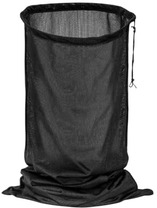 Sac pour déchiqueteuse à bois – Grand fourre-tout de collecte en maille de 48,43 x 23,62 | Récupérateur de débris de broyeur durable pour les travaux d'arrière-cour, de jardin, de nettoyage de pelou