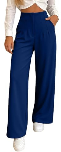Joggingbyxor, dam, långa sportbyxor, dam, bomull, yogabyxor, fritidsbyxor, träningsbyxor, fitness, sweatbyxor med elastisk midja, ränder, för sport, yoga, gym, Bu1, 3XL