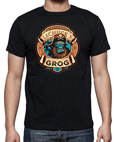 the Fan Tee Camiseta de Hombre Monkey Island Videojuegos LeChuck Guybrush Threepwood 004 M