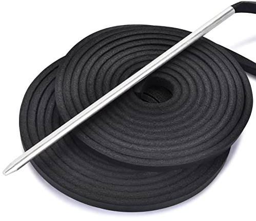 Softball- und Baseball-Handschuh-Spitzen-Set – Handschuh Leder Schnürung Reparatur in Baseballhandschuhen – Deluxe Relacing – 2 Lederschnürsenkel mit Schnürnadel für Baseballhandschuh (schwarz)