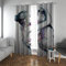 LEFEDA graue verdunkelung vorhänge Bunte abstrakte Paare Muster Druck wärmeisolierte fenstervorhang vorhänge für Erwachsene Schlafzimmer 2 paneele 2xB160xH260cm