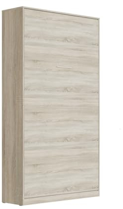 SMARTSäng, skåpsäng, klassisk, vertikal 100 x 200, 140 x 200, 160 x 200 Sonoma-ek 100 x 200 cm