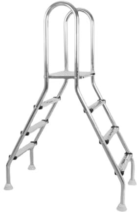 HXYhydrypd Escaleras para Piscinas Elevadas en el Patio Trasero, Escaleras para Piscinas Elevadas para Interiores y Exteriores