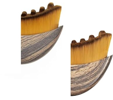 SYEYCW 2 Piezas Cepillo Facial de Contorno Linfático, Cepillo Facial de Cepillado en Seco, Diseño Ergonómico, Masajeador for Aliviar la Fatiga, para Esculpir Rostro, para Mandíbula y Mentón