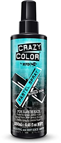 Crazy Color Pastel Hair Spray Bubblegum Blue 250 ml