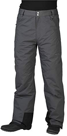 Arctix Men's Mountain Insulated Ski Pants, Charcoal, Medium/30 Inseam