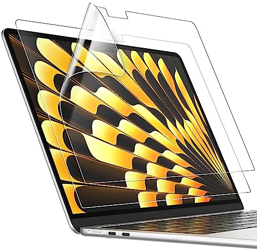 JETech Matte Skärmskydd för MacBook Air 15 (M5/M4/M3/M2), 2-Pack | För MacBook Air 15 (2026-2023), Anti-Bländning Film Matt, Anti-Fingeravtryck, Repskydd