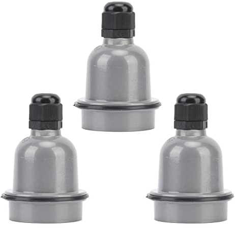 Portalampada E27 da 3 Pezzi, Impermeabile, Isolamento Termico, Guscio in Alluminio, Interfaccia E27 Standard per Il Controllo della Lampadina Isolante